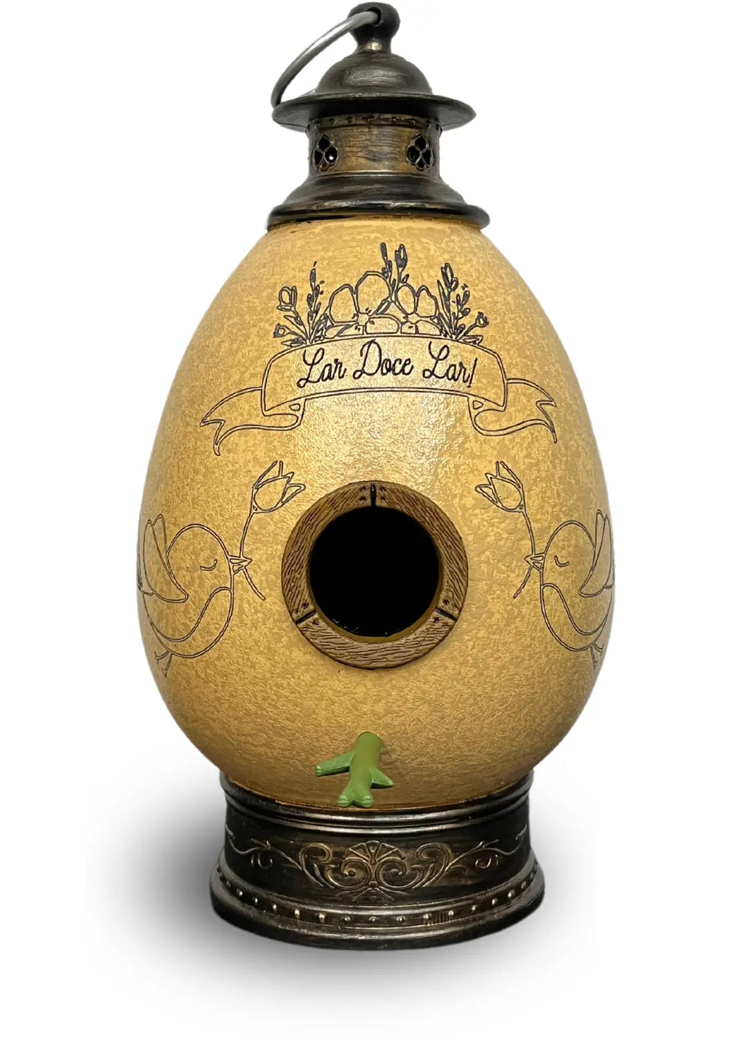 CasaOvo Doce Lar – Casinha Artesanal para Pássaros