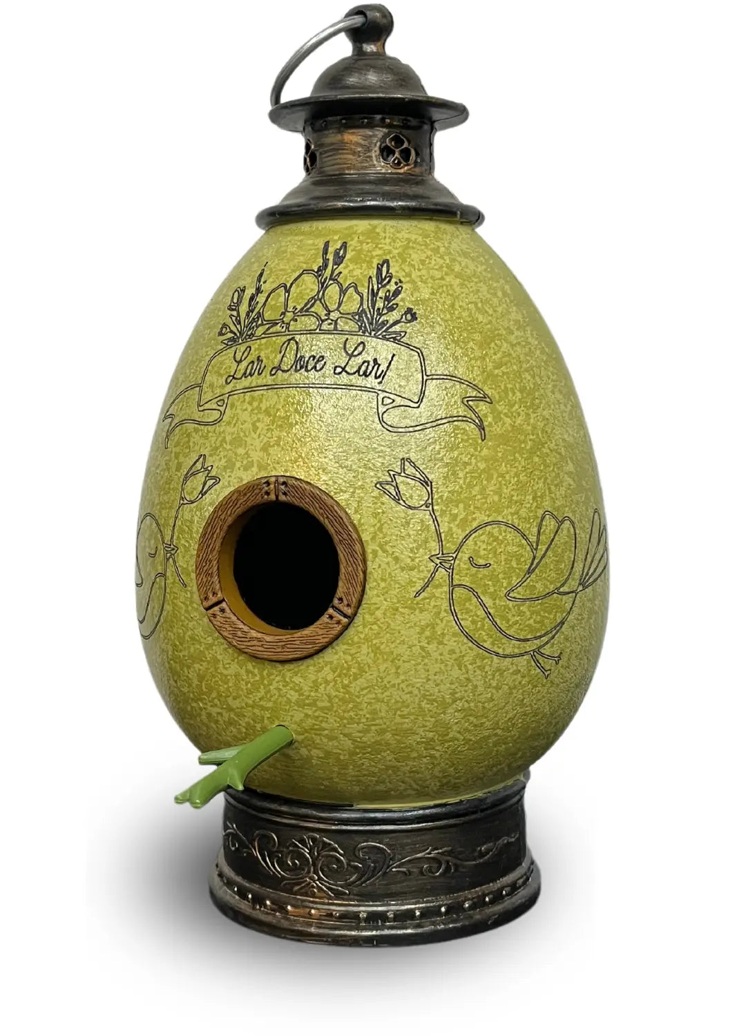 CasaOvo Doce Lar – Casinha Artesanal para Pássaros