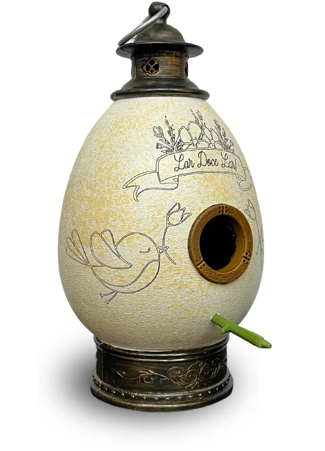 CasaOvo Doce Lar – Casinha Artesanal para Pássaros