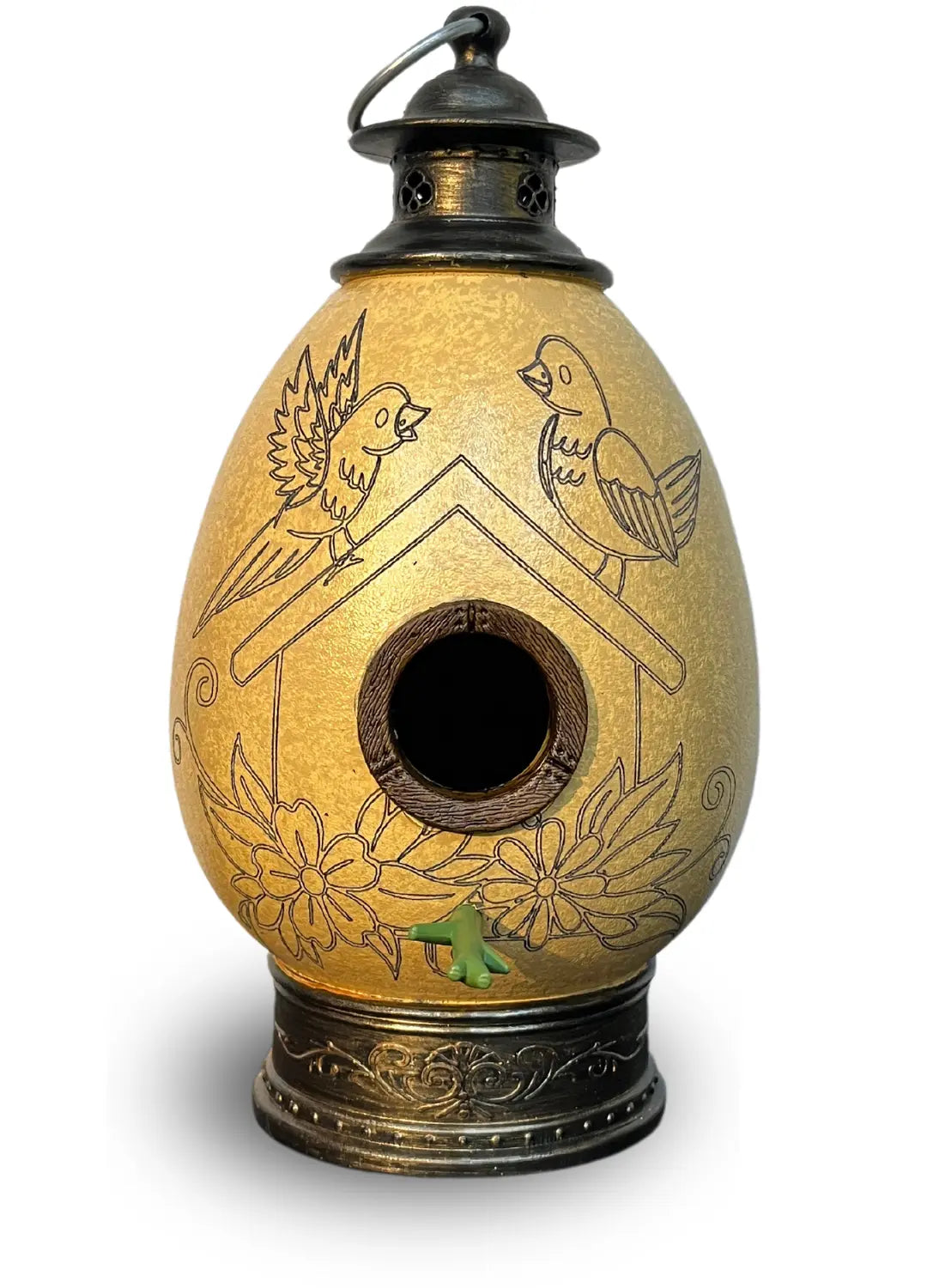 CasaOvo Telhado – Casinha Artesanal para Pássaros