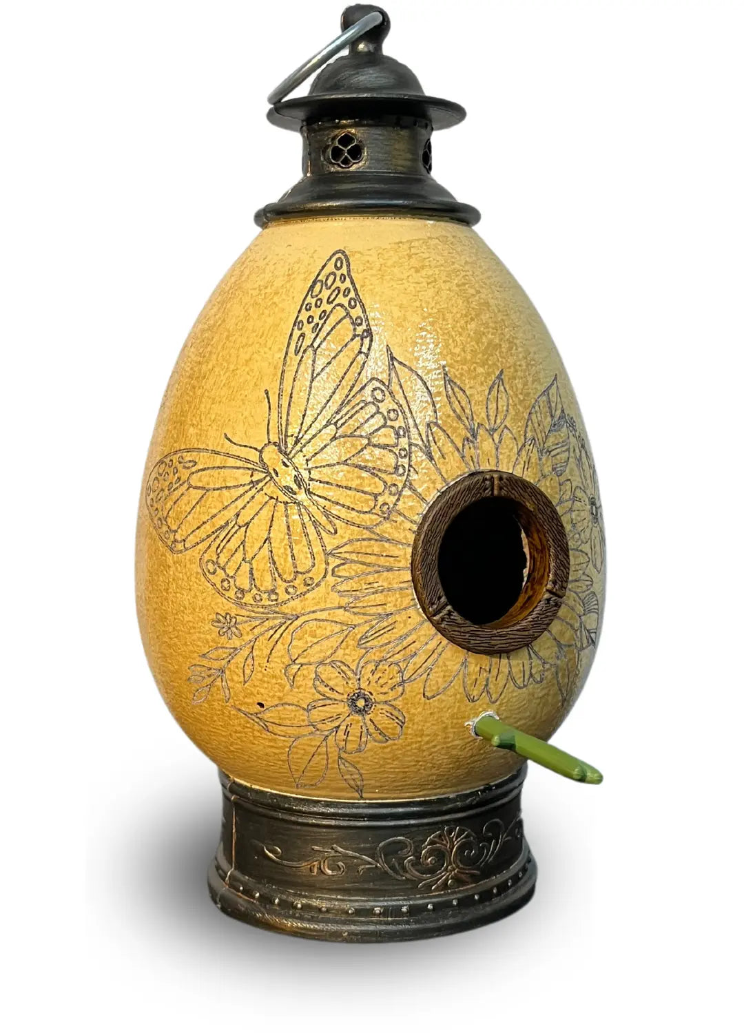 CasaOvo Borboleta – Casinha Artesanal para Pássaros