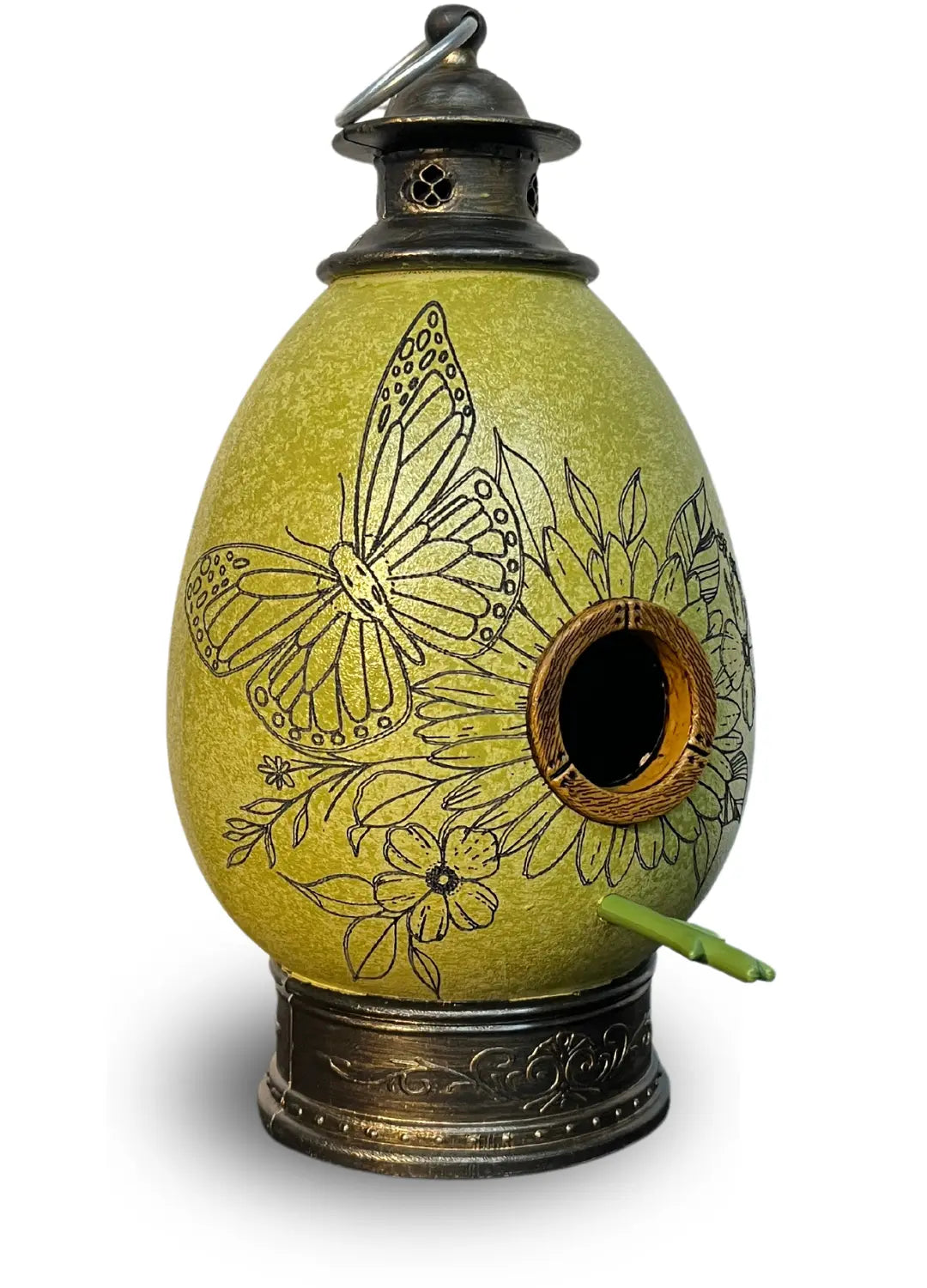 CasaOvo Borboleta – Casinha Artesanal para Pássaros