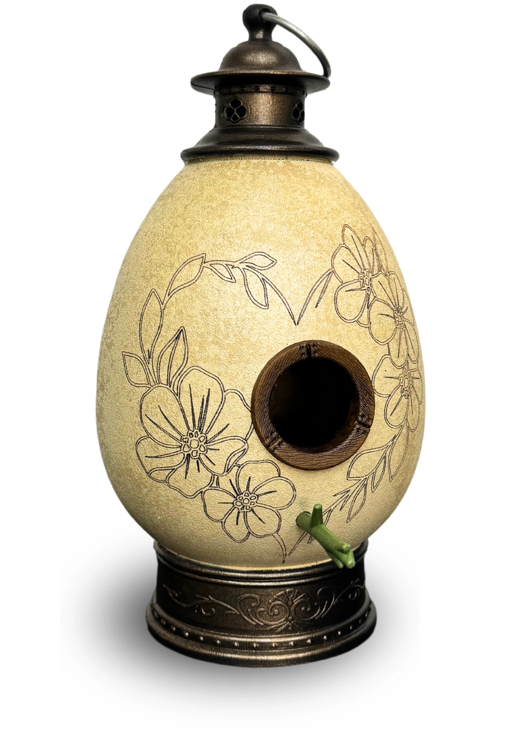 CasaOvo Coração – Casinha Artesanal para Pássaros