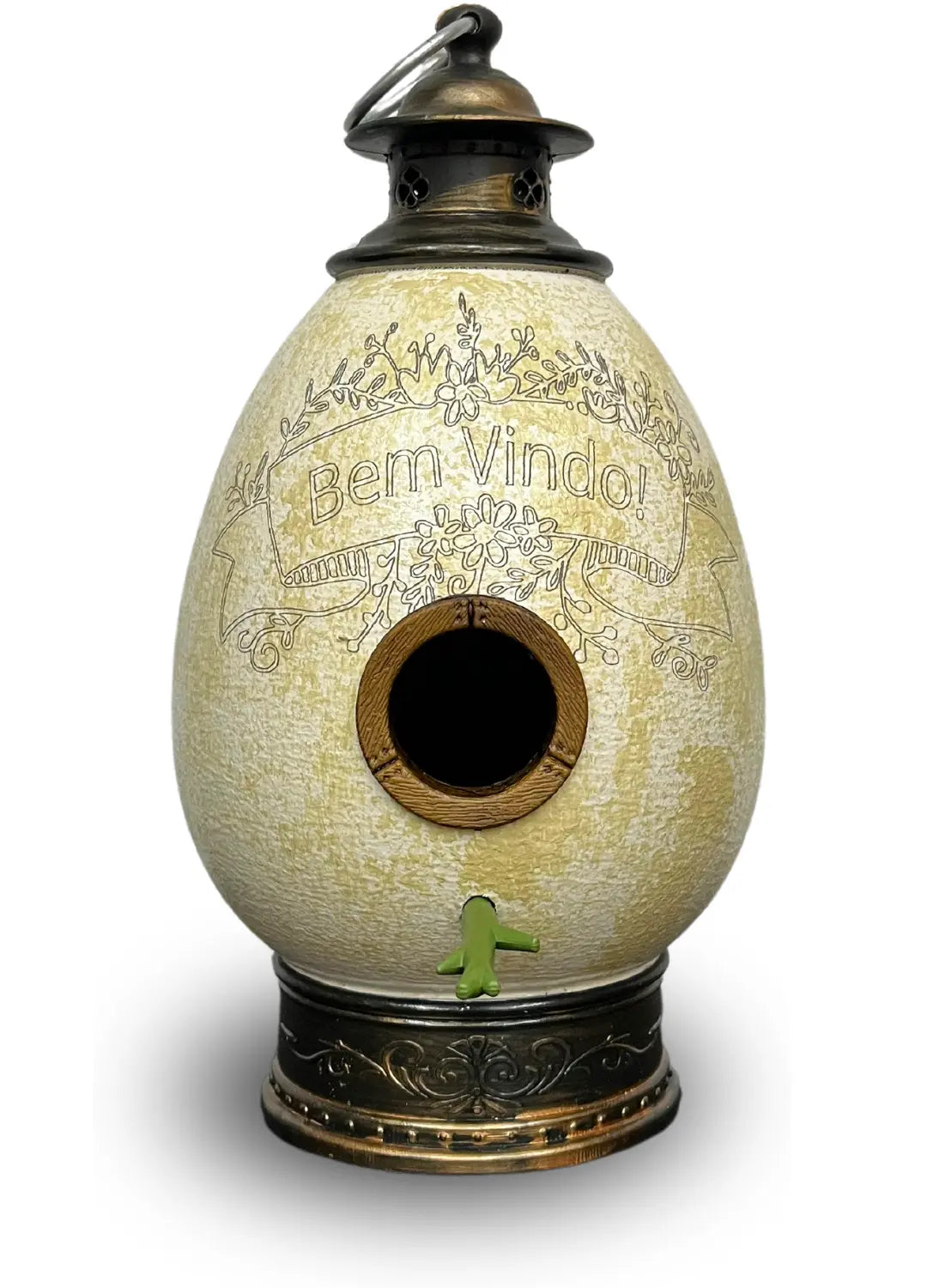 CasaOvo Bem-vindos – Casinha Artesanal para Pássaros