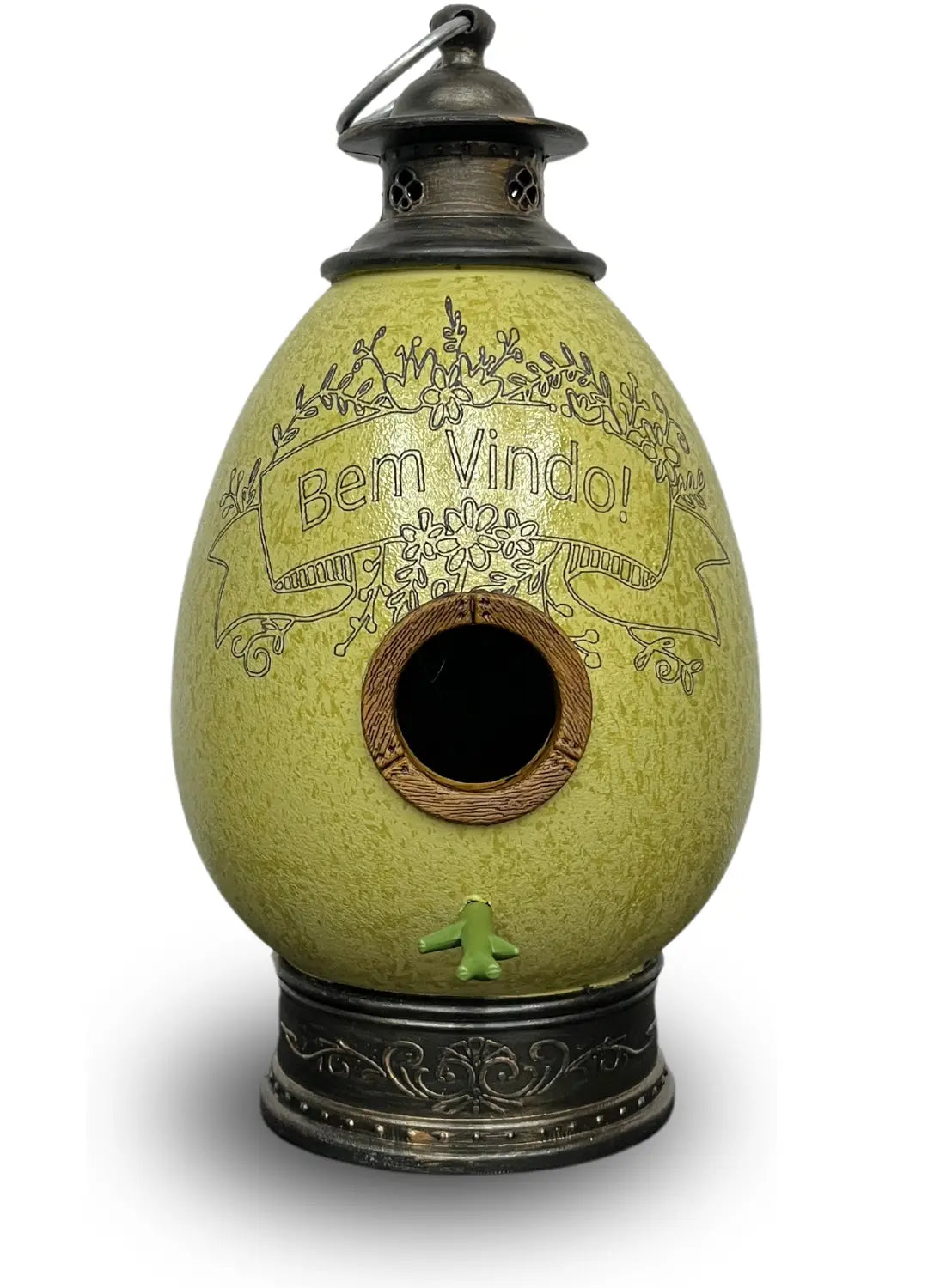 CasaOvo Bem-vindos – Casinha Artesanal para Pássaros